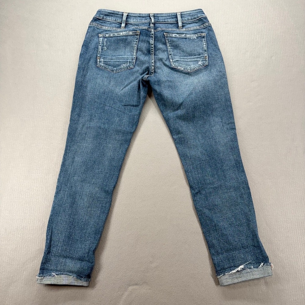 Silver Jeans Co. Boyfriend Jeans Womens W32 L27 Blue Distressed Frayed Hem - Picture 2 of 9